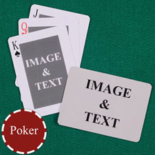 Poker Classic Custom 2 Side Landscape Playing Cards