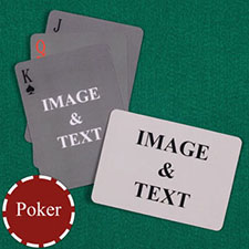 Poker Simple Custom 2 Side Landscape Playing Cards