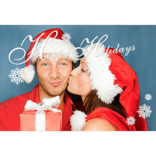 Personalised Frosted Greetings Lenticular Greeting Card