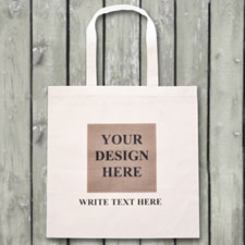 Your Design Here Budget Tote Canvas Bag