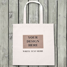 Your Image And Text Budget Tote Canvas Bag
