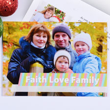 Print Your Own Faith Love Family Cards