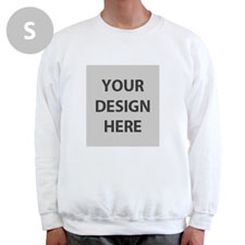 Design Your Own Personalised Photo White Sweatshirt