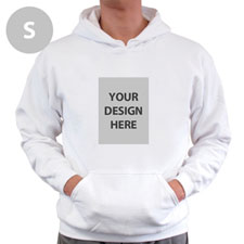 Personalised Custom Portrait White Small Size Hoodie