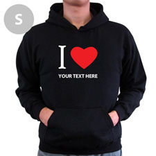 Personalised I Love (Heart) Black Small