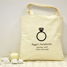 Personalised Wedding Forever Ring Cotton Tote Bag