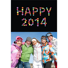Personalised New Year Cheer 2017 Lenticular Greeting Card