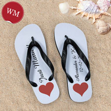 Create My Own Personalised Love Message Women Medium Flip Flop Sandals