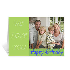 Custom Birthday Lime Photo Cards, 5