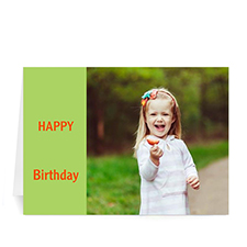 Custom Birthday Lime Photo Cards, 5