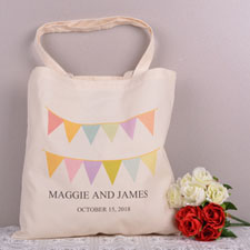 Love And Thanks Custom Cotton Tote Bag