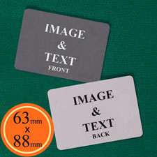 63 x 88mm Custom Cards (Blank Cards) Landscape