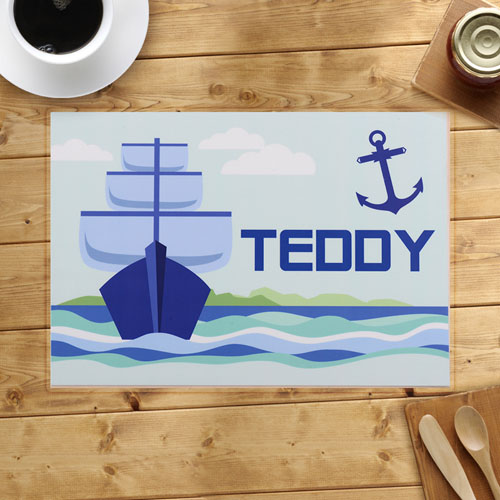 Personalised Sailing Anchor Placemats