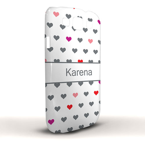Design Your Own Colourful Hearts Samsung Phone Case Cover