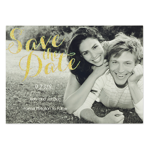 Personalised Happily Together Save The Date Cards