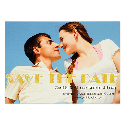 Personalised Perfect Pair Save The Date Cards