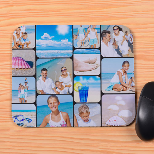Personalised 14 Instagram Collage Mouse Pad