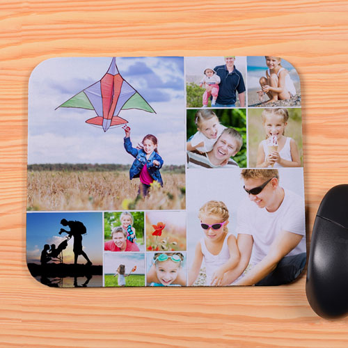 Personalised 12 Collage Mouse Pad