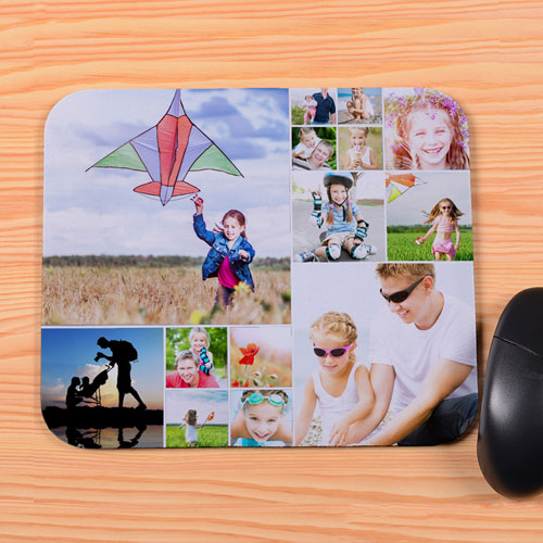 Personalised 14 Collage Mouse Pad