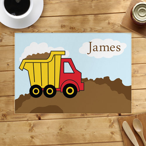 Personalised Truck Placemats