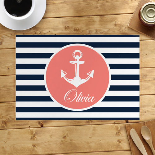 Personalised Anchor Placemats