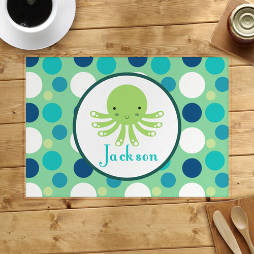 Personalised Octopus Placemats