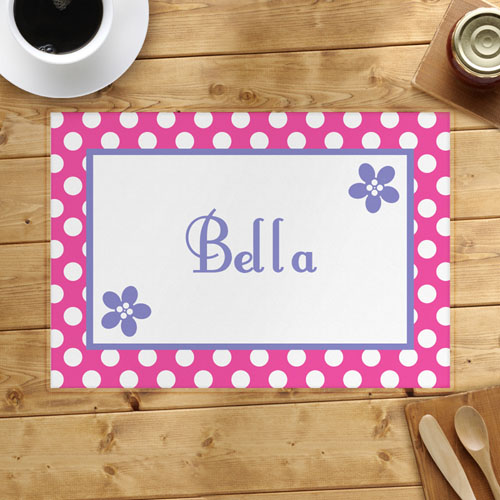 Personalised Flower Placemats