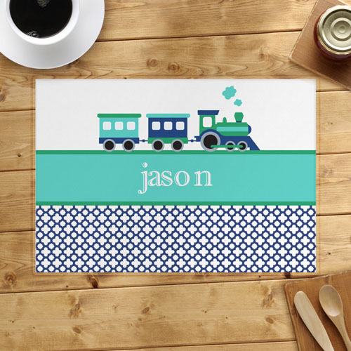 Personalised Train Placemats