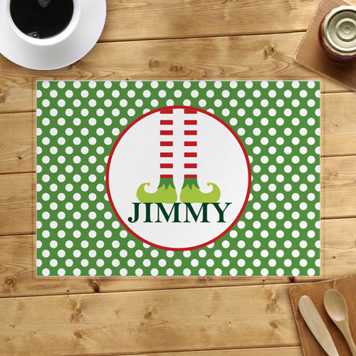 Personalised Christmas, Boy Placemats