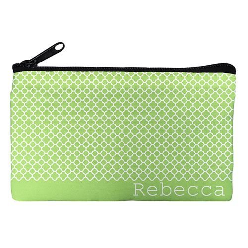Lime Moroccan Personalised Cosmetic Bag