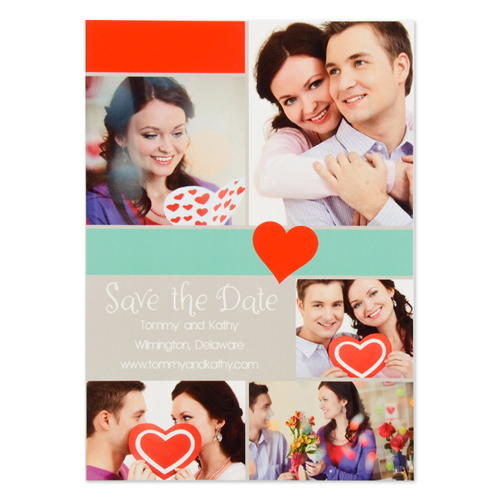 Create Your Own Old World Romance Personalised Save The Date Announcement Cards