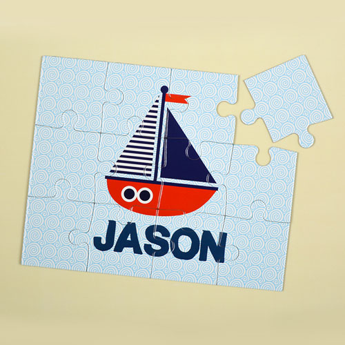 Ship Personalised Kids Puzzle