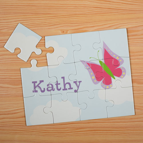Butterfly Personalised Kids Puzzle