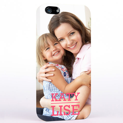 Personalised Photo And Name iPhone 5/5S Slim Case