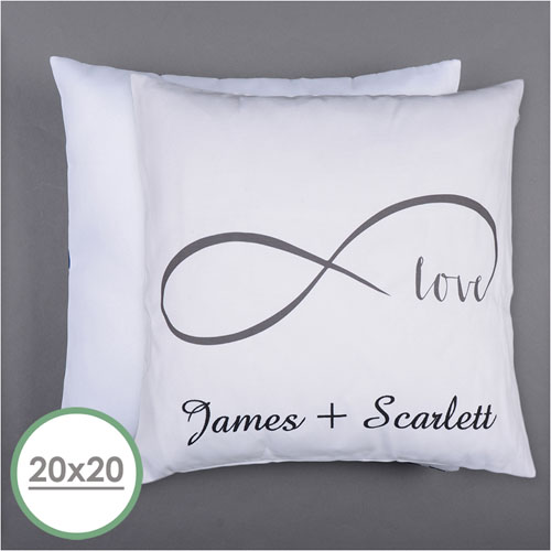 Infinity Love Personalised Pillow 20