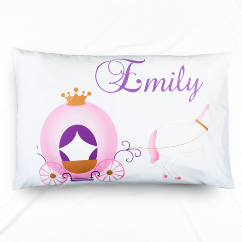 Horse Carriage Personalised Pillowcase With Name