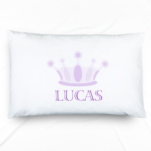 Little King Personalised Name Pillowcase