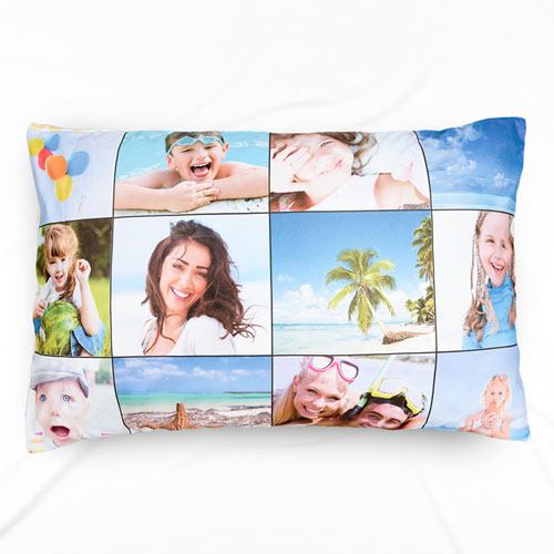 Nine Collage Personalised Photo Pillowcase