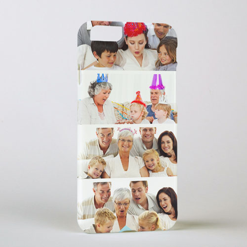 Personalised Printed White Four Collage Photo Personalised iPhone 6 + Case Case Cover