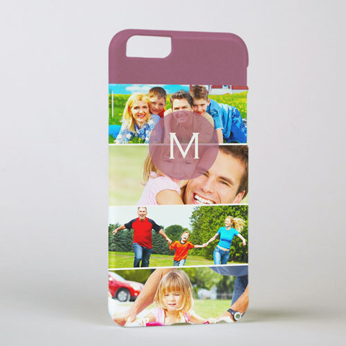Four Collage Initial Personalised Photo iPhone 6 Case