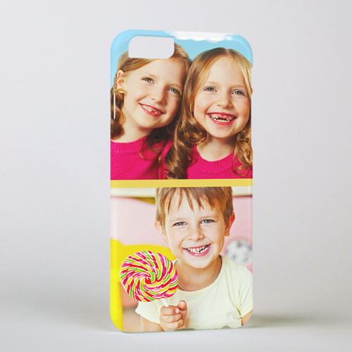 Khaki Two Collage Photo Personalised iPhone6 Case