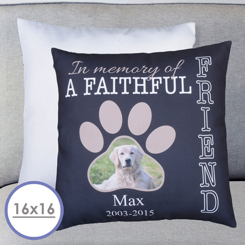 Faithful Friend Personalised Pillow Cushion Cover 16
