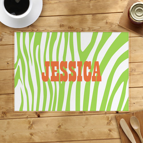 Lime Skin Personalised Placemat