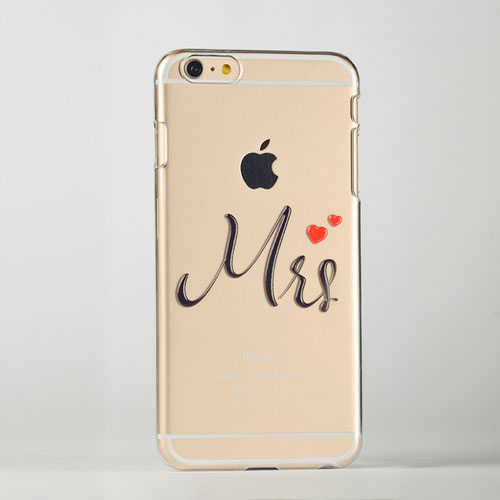 Mrs. Custom Raised 3D iPhone 6 Plus Case
