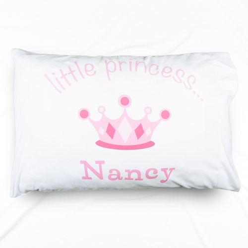 Little Princess Personalised Name Pillowcase