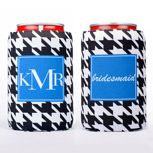 Hounds Tooth Personalised Can Cooler