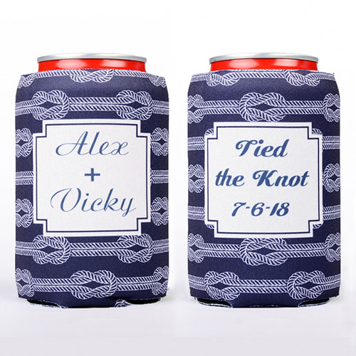 Tied The Knot Personalised Can Cooler