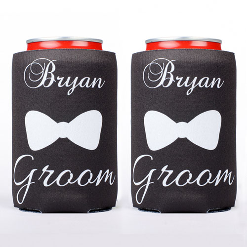 Personalised Can Cooler For Groom