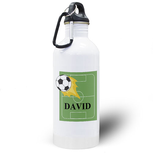 Soccer Personalised Kids Water Bottle
