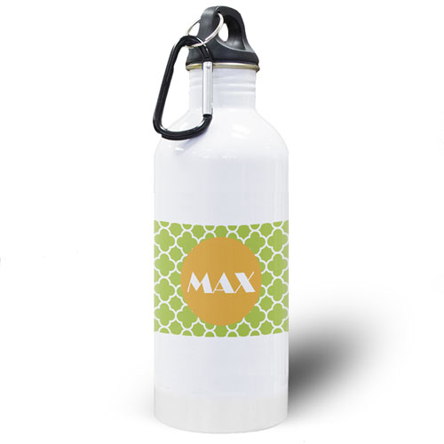 Lime Clover Personalised Water Bottle